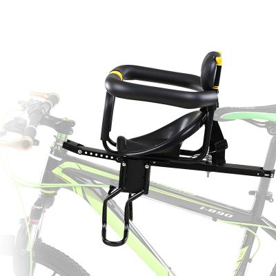 China Safety Front Mounted Baby Bike Seat Eco-friendly Child With Foot Pedals Support Rear Rest For MTB Road Folding Bike for sale