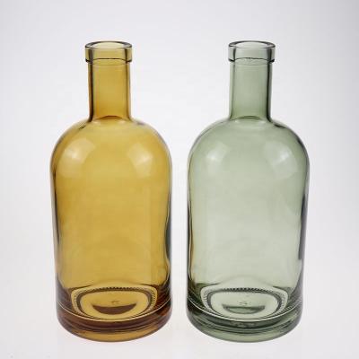 China Small Size Whiskey 250ml 200ml Glass Beverage Liquor Bottle Manufacturer for sale