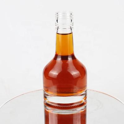 China NCT-187 150ml Mini Beverage Glass Bottle Whiskey Vodka Glass Wine Bottle for sale