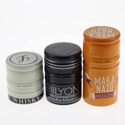 China Non-Refillable Capsule Capsule Aluminum Screw Cap Whiskey for sale