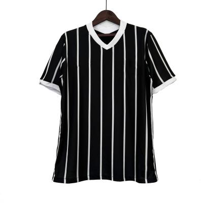 China Shirts & Tops Wholesale High Quality Club Mens Retro Soccer Football Shorts White Sleeved Sublimated Football Tank Tops for sale