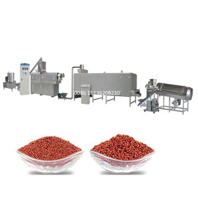 China High Efficiency Animal Feed Fish Feed Making Floating Processing Line Fish Feed Machine Stable Performance Fish Feed Sinking Pellet Twin Screw Extruder for sale