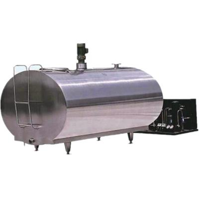 China Beverage Stainless Steel Dairy Machinery 200-3000L Milk Cooling Tank Milk Transport Tank for sale