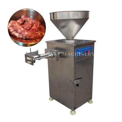 China Pneumatic Quantitative Meat Sausage Stuffer Filler Low Price SUS 304 Dog Sausage Stuffer Making Maker Filler Sausage Filling Tying Tornado Machine for sale