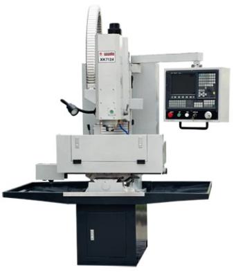 China XK7124A China Vertical Hobby CNC Milling Machine 800mm*240mm for sale