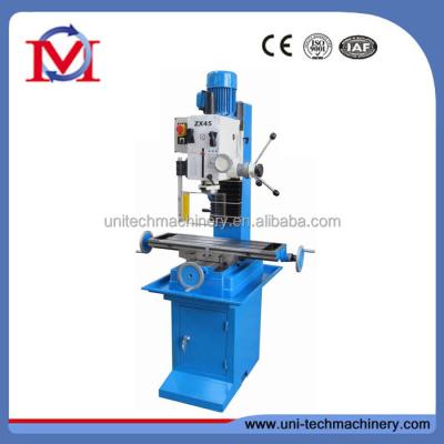 China ZX45 Precision Metal Gear Driven Drilling And Milling Machine 800x240mm for sale