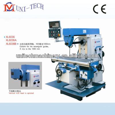 China Conventional Milling Machine Maker XL6036A 1250X360mm for sale