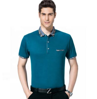 China QUICK DRY men's QUICK DRY cotton folded polo T-shirts, men's promotional blank polo shirt, wholesale cheap polo srt for sale