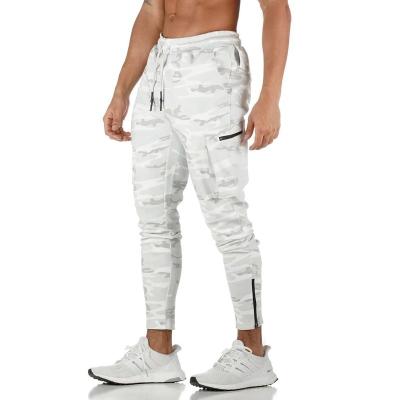 China 1pc Men's Sports Trackpants Multi-pocket Gym Fitness Training Joggers Breathable Running Joggers Skinny Pants Sports Pants Dropship for sale