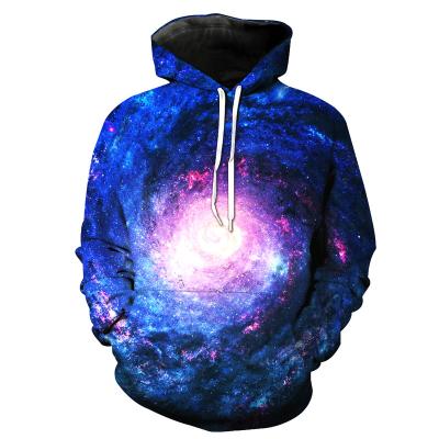 China Wholesale Pullover Sweater 1 Pcs Dropshipping Men 3D Printed Galaxy Sweaters Mens Hoodie for sale