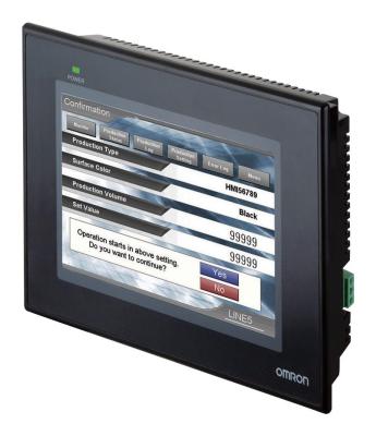 China 5.6 Zoll schwarzer HMI Touchscreen Automation NB5Q-TW01B zu verkaufen