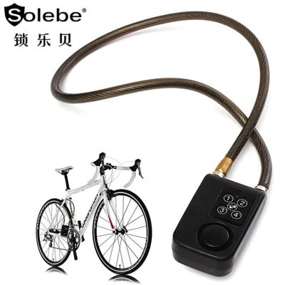 China Wholesale Bike Supplier Security Motorcycle Bike Door Cable Anti Theft Steel Keyless 4 Alarm 4 Digital Bicycle Lock With Password for sale