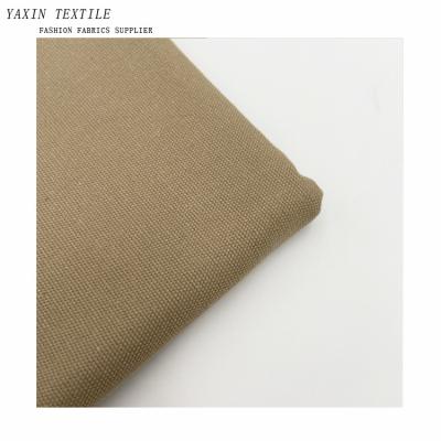 China Factory Wholesale A2039 10OZ 280GSM Abrasion-Resistant Waxed Cotton Linen Fabric For Hat for sale