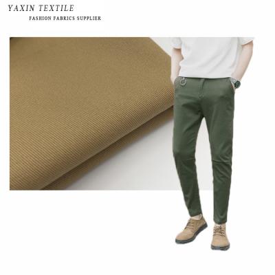 China Wholesale 270GSM 21*16+70D Woven Sueded Cotton Twill A1097 Brushed Woven Stretch Fabric For Pants for sale