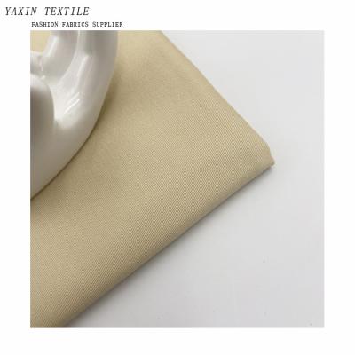 China Stretch A2024 40*21 Woven 260Gsm High Quality Cotton Twill Stretch Chino Fabric For Pants Jacket Khaki for sale