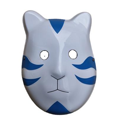 China Funny Adult Man Modern Fox Cat Anime Naruto Woodleaf Mask Naruto Woodleaf Environmental Friendly Dark PVC Piece for sale