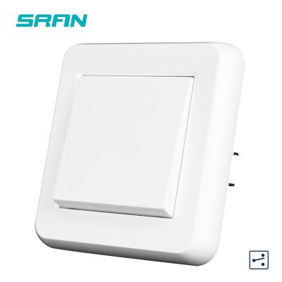 China With 1.4mm Iron Plate / With Mounting Panel White Sran F110-21 PC Clamp Standard Lamp Switch 1gang 16a Interrupt for sale