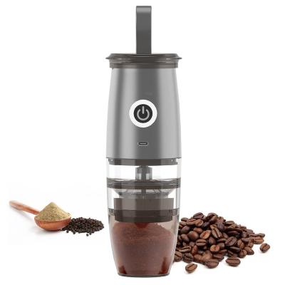 China Outdoor Professional 2 in 1 Burr Coffee Grinder Adjustable Electric Portable Drip Coffee Maker Grinder for Travel for sale