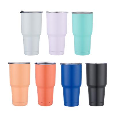 China PORTABLE Customized Water Bottle Tumbler With Straw Double Wall Insulated Tumbler With Lid Large Size Capacity for sale