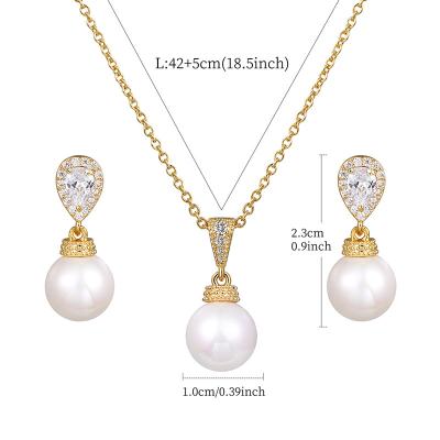 China Factory Price TRENDY Custom Pearl Jewelry Set Mothers Day Gift Set Mothers Day Gifts for sale