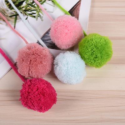 China Plush Yarn Pompom Balls DIY Round 5cm Sewing Accessories Crafts Pom Poms Wedding /Christmas Home Decoration Baby Warm Thick Hat for sale