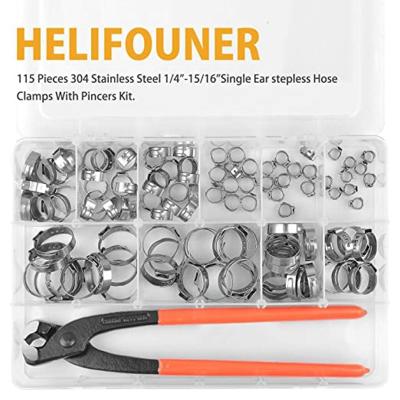 China 80Pc Automobile Driving Clamp With Pliers Driving Clamp With Screwdriver Assortment for sale