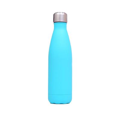 China 500ml Aqua Mate Sustainable Cola Bottle Double Wall Stainless Steel Vacuum Insulate Water Bottle For Personal Use for sale