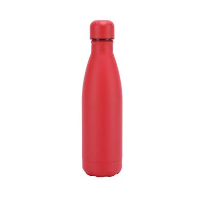 China 500ml Powder Coating Sustainable Cola Water Bottle Stainless Steel Red Cola Shaped Water Bottle Eco Friendly Wholesale for sale