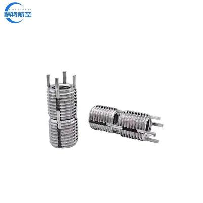 China Durable M8 Stainless Steel Key Locking Threaded Inserts Sleeve with Nickel Plated Surface Finishing for sale