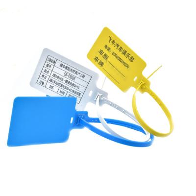 China Tamper Evident Container Plastic Security Seal For Courier Standard Size for sale