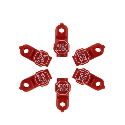 China Locking Security Display 6MM Retail Store Red EAS Display For Hook Lock Stop for sale