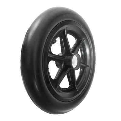 China Polyurethane Foam 10x1.6 Inch PU Foam Puncture Proof Tire Flat Freewheel for sale