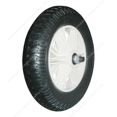 China Polyurethane Foam 13 Inch 3.25-8 Inch PU Foam Puncture Proof Tire Flat Freewheel for sale