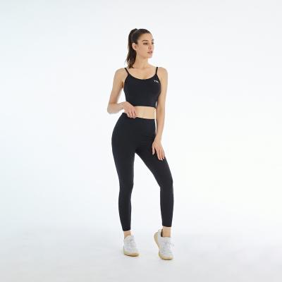 China Breathable Wholesale Gym Fitness Sport Wears Women's New Private Label Yoga Set for sale