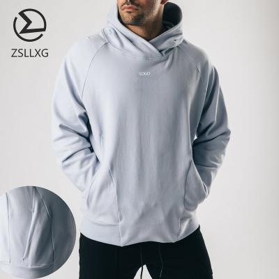 China Wholesale custom logo hoodie manufacturers high quality breathable empty hoodies fleece fabric men oversized hoodie with pockets for sale