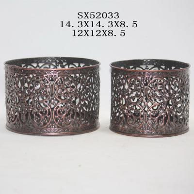 China 2017 Cheap Price Home Metal Decoration Hollow Candle Holder- for sale