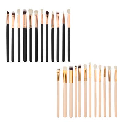 China Factory Directly Full Flat Brush 12pcs Eyeshadow Brush Cosmetic Makeup Brush Set for sale