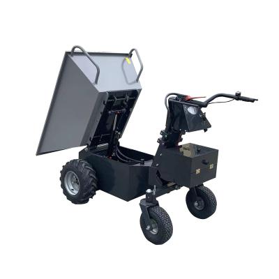 China Metal Wheel Barrow 500gs Power Electric Wheelbarrow With CE Wheel Barrow With Loncin Motor for sale