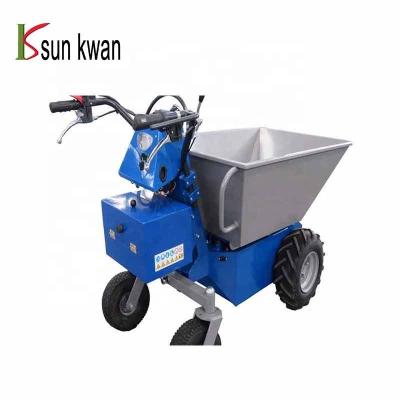 China High Quality China Wholesale Price Metal Four Wheel Power Rubber Wheelbarrow for sale