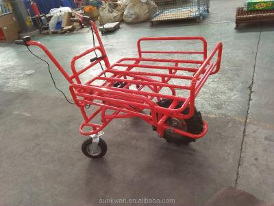 China Forest Electric wheelbarrow with motor and disc brake for loging firewood for sale