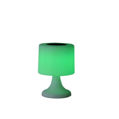 China Durable Multicolor Cordless PE Led Table Lamp For Hotel Restaurant Decorative for sale