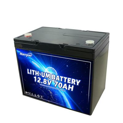 China Cheap Solar System Lifepo4 Battery Solar Battery With Communication 12v 70ah Car Battery for sale