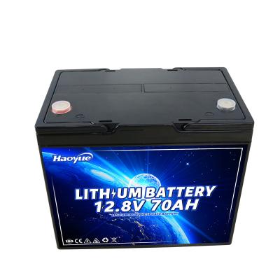 China Lifepo4 solar system battery 6000 cycles olar battery with communication n70 12v 70ah battery for sale