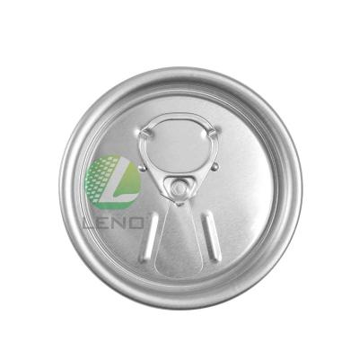 China Non Spill Ring Pull Tag eoe Lid 209# 63mm Aluminum Open End Easy Beverage Lid for sale