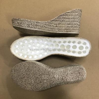 China China manufacture good price durable wedge heel pu outsole for sale