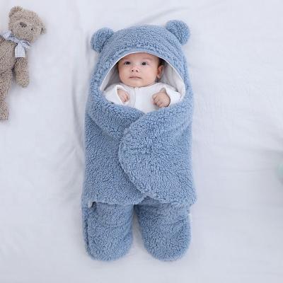 China Chinese Style Lamb Velvet Comforter Newborn Baby Quilting Autumn And Winter Thickening Split-Leg Baby Sleeping Bag for sale