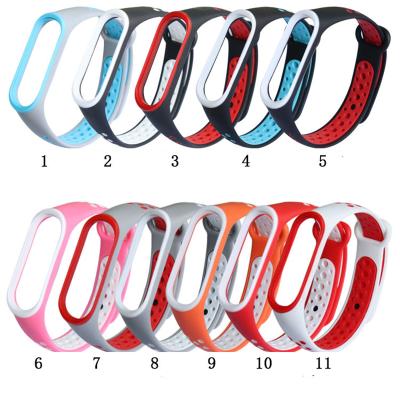 China Strap For MI Band 4 Wristband Wrist Strap FO Xiaomi MI Band 3/4 Silicone Strap XY-D005 for sale