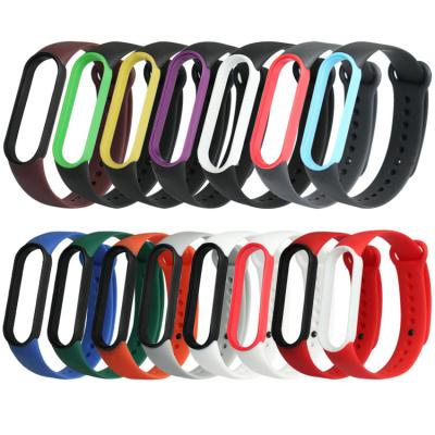 China Strap For Xiaomi MI Band 5 Strap 6 Wristband Replacement For Xiaomi MiBand 5 6 Wristband Color Strap XY-D006 for sale