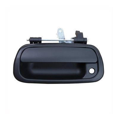 China 690900C010 Outer Black Plastic Rear Tailgate Outboard Smooth Door Handle With Keyhole For Tundra Pickup Truck 2000-2006 for sale