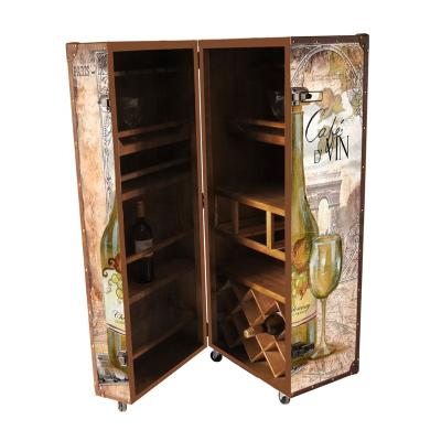 China (Height)Adjustable Custom 20 Years Manufacturer Modern Wood Home And Bar Wine Cabinet for sale